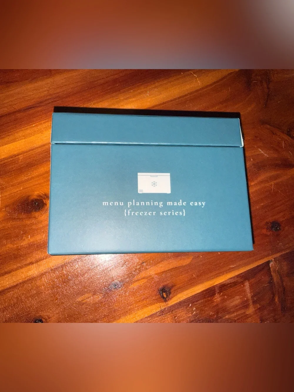 Menu Planning Made Easy Freezer Series Box with freezer cards